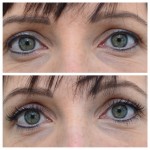 Lidstrich oben+unten nach 1/2 Jahr und Wimpernverlängerung