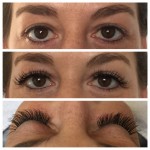 Lidstrich oben und unten und Wimpernverlängerung