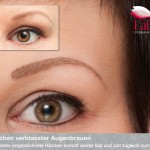 Permanent Make up Augenbrauen und Lidstrich nacharbeit
